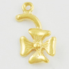 Pendant/Charm. Fashion Zinc Alloy Jewelry Findings. Lead-free. Plant 15x8mm. Sold by Bag