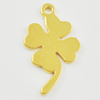 Pendant/Charm. Fashion Zinc Alloy Jewelry Findings. Lead-free. Plant 20x11mm. Sold by Bag