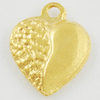 Pendant/Charm. Fashion Zinc Alloy Jewelry Findings. Lead-free. Heart 10x8mm. Sold by Bag