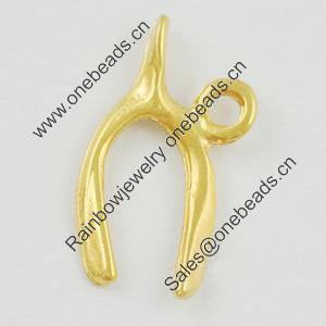 Pendant/Charm. Fashion Zinc Alloy Jewelry Findings. Lead-free. 13x7mm. Sold by Bag