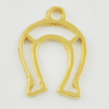 Pendant/Charm. Fashion Zinc Alloy Jewelry Findings. Lead-free. 12x18mm. Sold by Bag