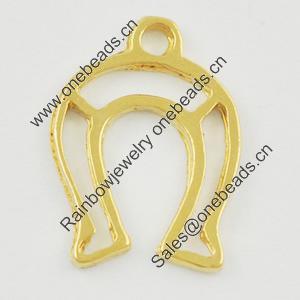 Pendant/Charm. Fashion Zinc Alloy Jewelry Findings. Lead-free. 12x18mm. Sold by Bag