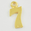 Pendant/Charm. Fashion Zinc Alloy Jewelry Findings. Lead-free. 13x6mm. Sold by Bag