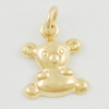 Pendant/Charm. Fashion Zinc Alloy Jewelry Findings. Lead-free. Animal 10x9mm. Sold by Bag