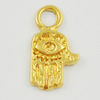 Pendant/Charm. Fashion Zinc Alloy Jewelry Findings. Lead-free. Hand 11x6mm. Sold by Bag