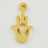 Pendant/Charm. Fashion Zinc Alloy Jewelry Findings. Lead-free. Hand 13x7mm. Sold by Bag