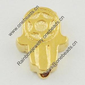 Pendant/Charm. Fashion Zinc Alloy Jewelry Findings. Lead-free. Hand 7x10mm. Sold by Bag