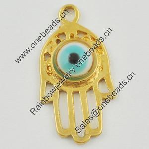 Zinc Alloy Enamel Pendant. Fashion Jewelry Findings. Lead-free. Hand 21x10mm. Sold by Bag