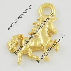 Pendant/Charm. Fashion Zinc Alloy Jewelry Findings. Lead-free. Animal 11x10mm. Sold by Bag