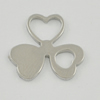 Pendant/Charm. Fashion Zinc Alloy Jewelry Findings. Lead-free. Plant 12x13mm. Sold by Bag