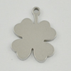 Pendant/Charm. Fashion Zinc Alloy Jewelry Findings. Lead-free. Plant 11x14mm. Sold by Bag