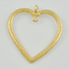 Pendant/Charm. Fashion Zinc Alloy Jewelry Findings. Lead-free. Heart 31x29mm. Sold by Bag