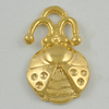 Pendant/Charm. Fashion Zinc Alloy Jewelry Findings. Lead-free. Animal 14x8mm. Sold by Bag