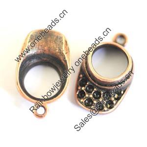 Pendant/Charm. Fashion Zinc Alloy Jewelry Findings. Lead-free. 12x20mm. Sold by Bag
