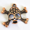 Pendant/Charm. Fashion Zinc Alloy Jewelry Findings. Lead-free. 20x18mm. Sold by Bag