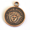 Pendant/Charm. Fashion Zinc Alloy Jewelry Findings. Lead-free. 22x18mm. Sold by Bag