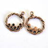 Pendant/Charm. Fashion Zinc Alloy Jewelry Findings. Lead-free. 22x18mm. Sold by Bag