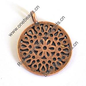 Pendant/Charm. Fashion Zinc Alloy Jewelry Findings. Lead-free. 23x18mm. Sold by Bag