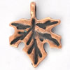 Pendant/Charm. Fashion Zinc Alloy Jewelry Findings. Lead-free. Leaf 13x16mm. Sold by Bag