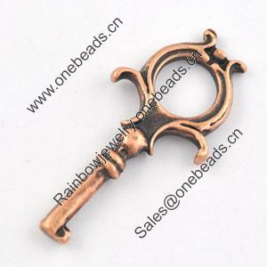 Pendant/Charm. Fashion Zinc Alloy Jewelry Findings. Lead-free. 38x18mm. Sold by Bag