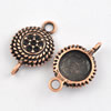 Connector. Fashion Zinc Alloy Jewelry Findings. Leas-free. 14x22mm. Sold by Bag