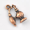 Pendant/Charm. Fashion Zinc Alloy Jewelry Findings. Lead-free. 11x18mm. Sold by Bag