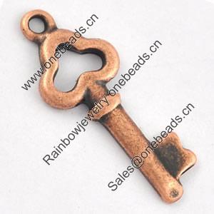 Pendant/Charm. Fashion Zinc Alloy Jewelry Findings. Lead-free. 20x8mm. Sold by Bag