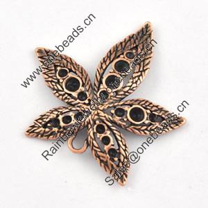 Pendant/Charm. Fashion Zinc Alloy Jewelry Findings. Lead-free. 34x33mm. Sold by Bag