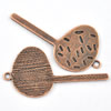 Pendant/Charm. Fashion Zinc Alloy Jewelry Findings. Lead-free. 53x27mm. Sold by Bag