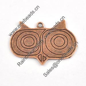 Pendant/Charm. Fashion Zinc Alloy Jewelry Findings. Lead-free. 38x26mm. Sold by Bag