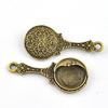 Pendant/Charm. Fashion Zinc Alloy Jewelry Findings. Lead-free. 39x17mm. Sold by Bag