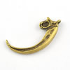 Pendant/Charm. Fashion Zinc Alloy Jewelry Findings. Lead-free. 21x45mm. Sold by Bag