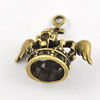 Pendant/Charm. Fashion Zinc Alloy Jewelry Findings. Lead-free. 21x28mm. Sold by Bag