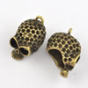 Pendant/Charm. Fashion Zinc Alloy Jewelry Findings. Lead-free. 26x17mm. Sold by Bag