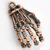 Pendant/Charm. Fashion Zinc Alloy Jewelry Findings. Lead-free. 22x37mm. Sold by Bag