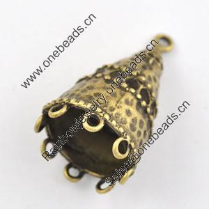 Connector. Fashion Zinc Alloy Jewelry Findings. Leas-free. 21x37mm. Sold by Bag