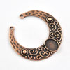 Connector. Fashion Zinc Alloy Jewelry Findings. Leas-free. 38x38mm. Sold by Bag