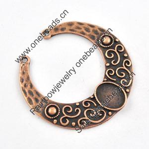 Connector. Fashion Zinc Alloy Jewelry Findings. Leas-free. 38x38mm. Sold by Bag
