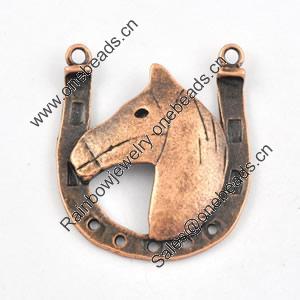Connector. Fashion Zinc Alloy Jewelry Findings. Leas-free. 31x36mm. Sold by Bag