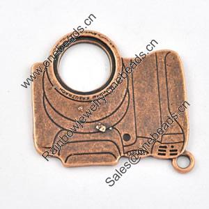 Pendant/Charm. Fashion Zinc Alloy Jewelry Findings. Lead-free. 40x38mm. Sold by Bag