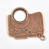 Pendant/Charm. Fashion Zinc Alloy Jewelry Findings. Lead-free. 40x38mm. Sold by Bag