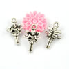 Pendant/Charm. Fashion Zinc Alloy Jewelry Findings. Lead-free. Angel 11x19mm. Sold by Bag