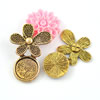 Zinc Alloy Cabochon Settings. Fashion Jewelry Findings. Lead-free. 27x19mm. Inner Dia:10mm. Sold by Bag