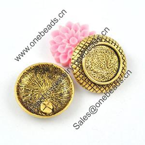 Zinc Alloy Cabochon Settings. Fashion Jewelry Findings. Lead-free. 20mm. Inner Dia:12mm. Sold by Bag