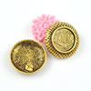 Zinc Alloy Cabochon Settings. Fashion Jewelry Findings. Lead-free. 20mm. Inner Dia:12mm. Sold by Bag