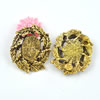 Zinc Alloy Cabochon Settings. Fashion Jewelry Findings. Lead-free. 24x31mm. Inner Dia:14x19mm. Sold by Bag