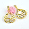 Pendant/Charm. Fashion Zinc Alloy Jewelry Findings. Lead-free. 33x22mm. Sold by Bag