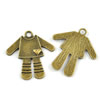 Pendant/Charm. Fashion Zinc Alloy Jewelry Findings. Lead-free. Clothes 25x28mm. Sold by Bag