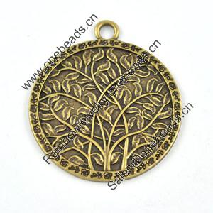 Pendant/Charm. Fashion Zinc Alloy Jewelry Findings. Lead-free. 43x49mm. Sold by PC