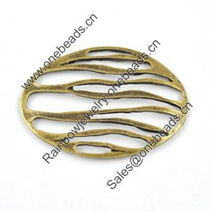 Pendant/Charm. Fashion Zinc Alloy Jewelry Findings. Lead-free. 38x53mm. Sold by Bag 